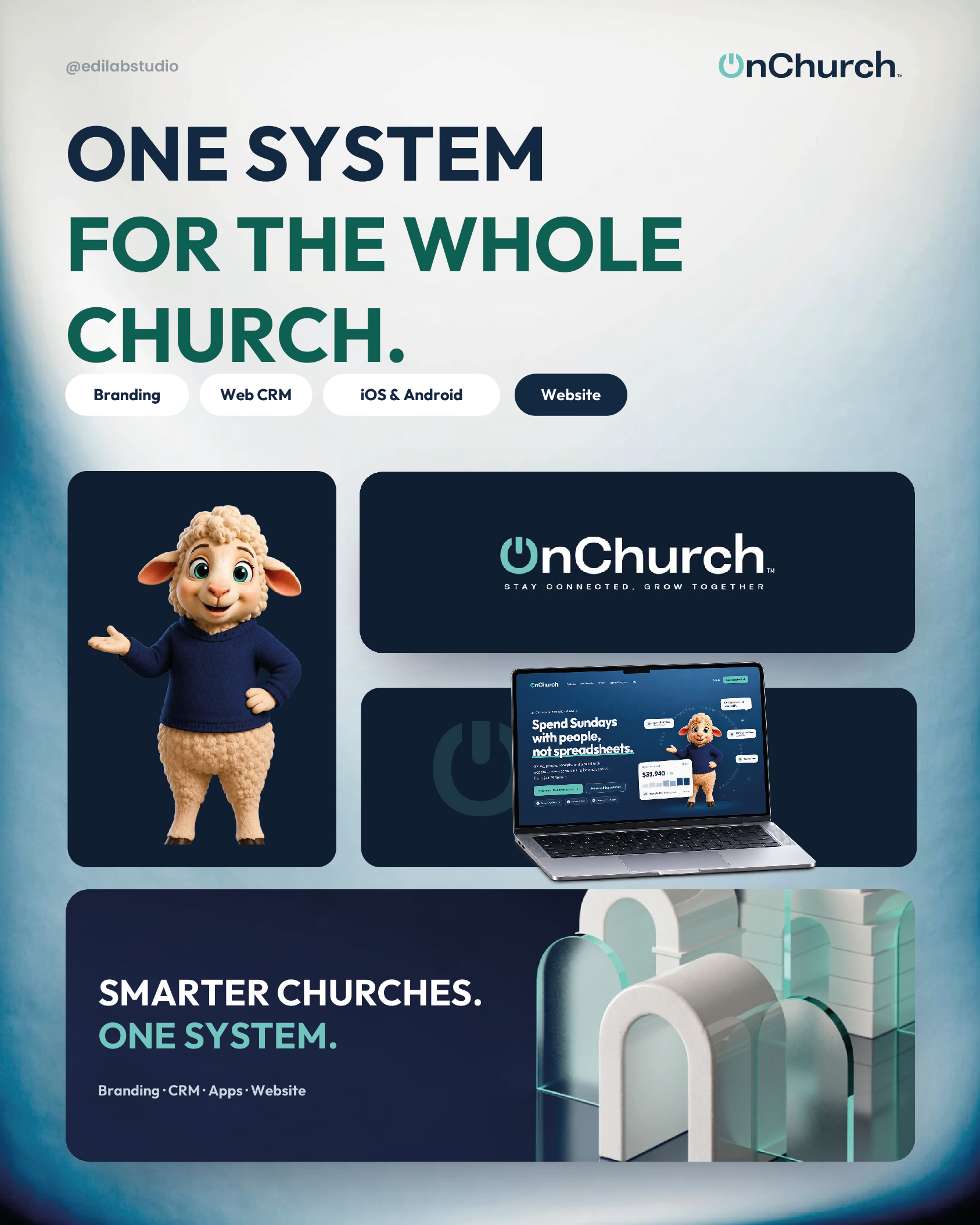 OnChurch — Digital management for churches by Edilab