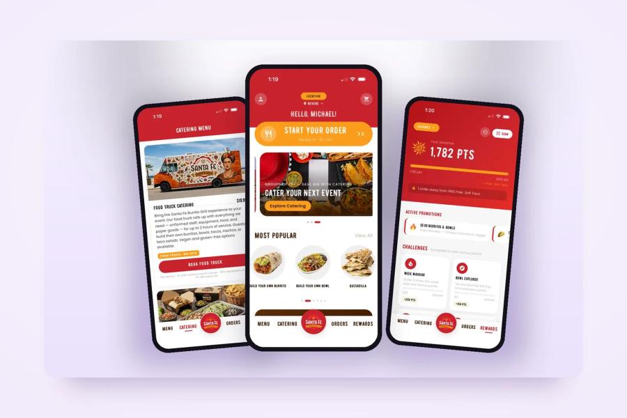 Santa Fe Burrito Grill — brand, app, ai agent by Edilab